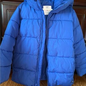 GAP Kids Vibrant Blue Puffer Coat